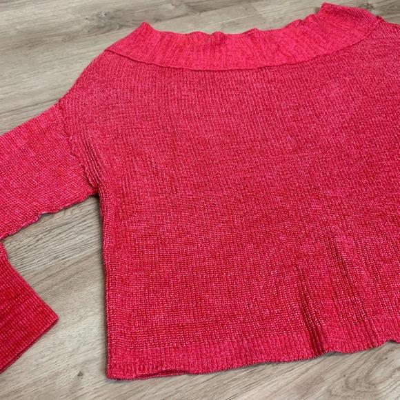 Free People Off the Shoulder Alana Sweater Pullover Size Small Relaxed - Picture 12 of 16